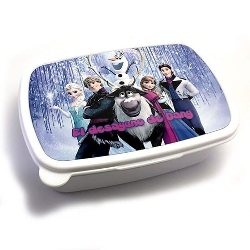 Caja merienda personalizada con fotos tipo tuper - Imagen 2