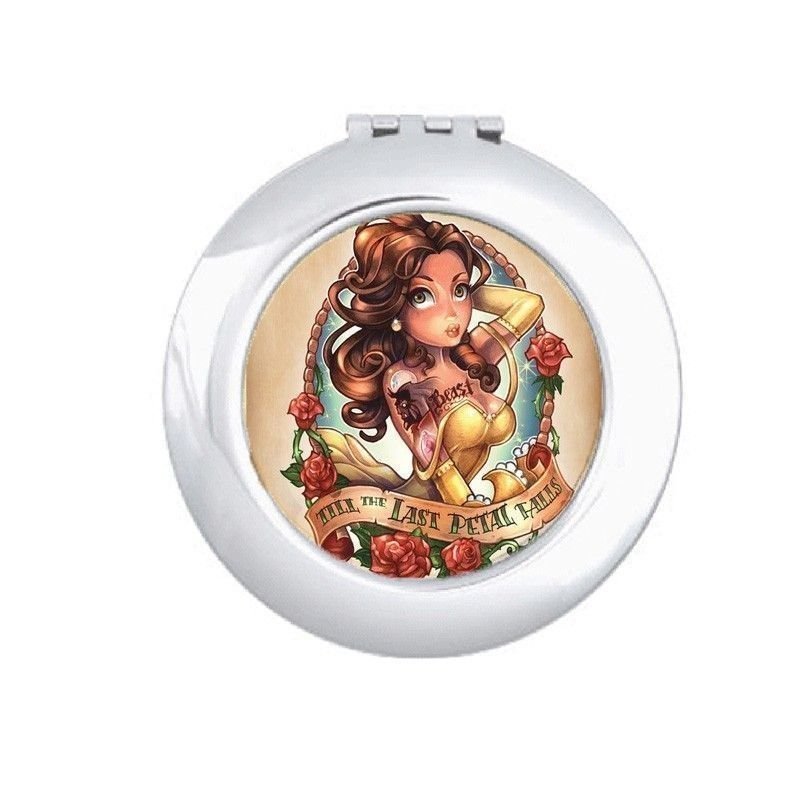 Espejo personalizado con fotos redondo