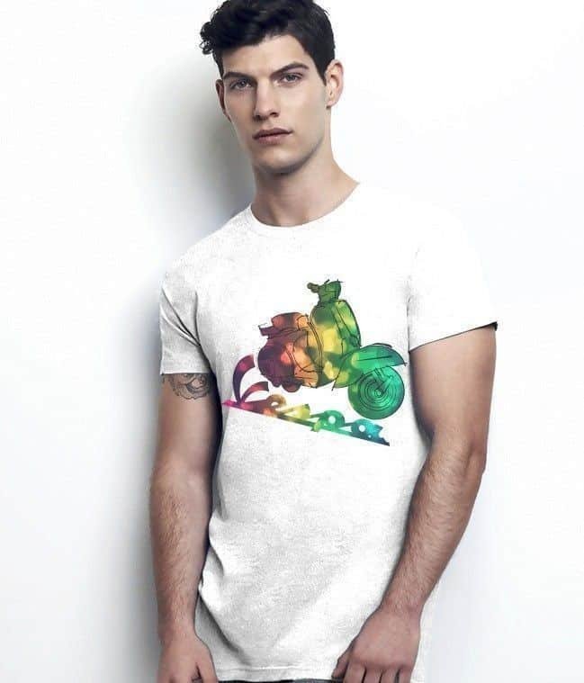 Camiseta personalizada con fotos 2 CARAS COLORES unisex - Imagen 2