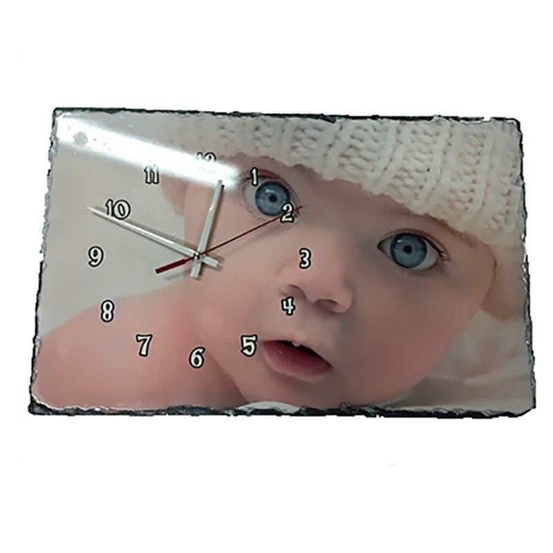 Reloj personalizado con fotos en pizarra - Imagen 4