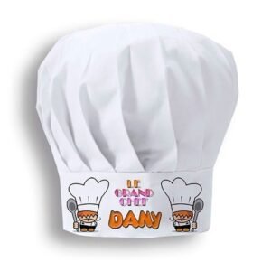 Gorro chef personalizado con fotos