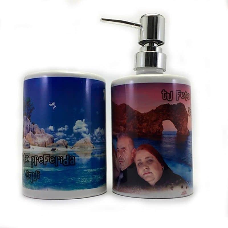 Set de baño personalizado con fotos - Imagen 2