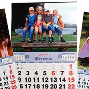Calendario personalizado con fotos faldilla Grande
