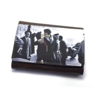 Cartera personalizada con fotos piel marrón