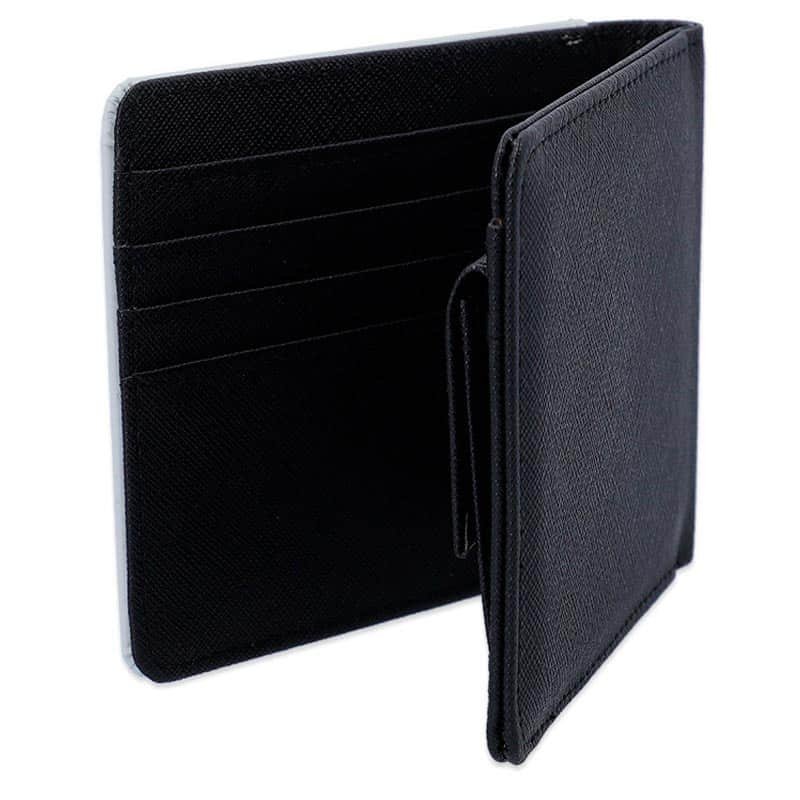 Cartera monedero caballero personalizada con fotos Negra - Imagen 3