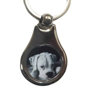 Llavero personalizado con fotos metal redondo