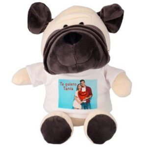 Peluche personalizado con fotos Perro marrón