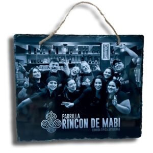 Pizarra personalizada con fotos 30x25 colgar