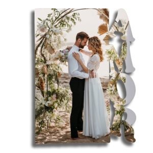 Marco personalizado con foto AMOR vertical